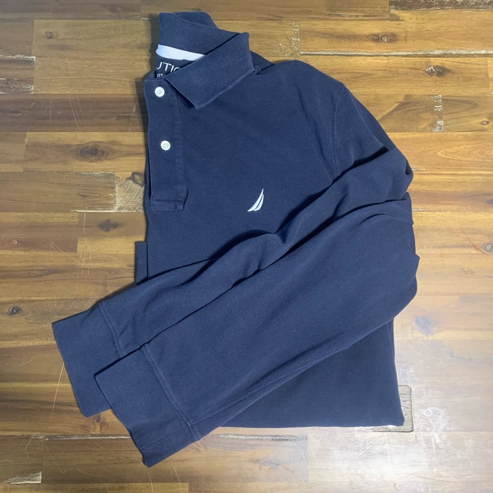 Men’s Long Sleeve NAUTICA Polo Shirt